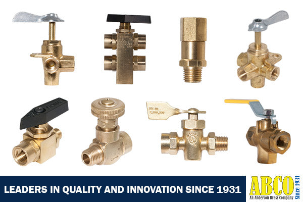 Anderson Brass Instrumentation Ball Check Actuated Valves