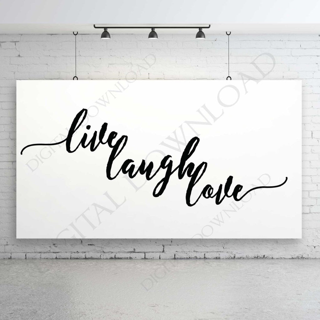 Download Svg Files For Vinyl Crafts Live Laugh Love Printable Art Design Heat Lasting Expressions