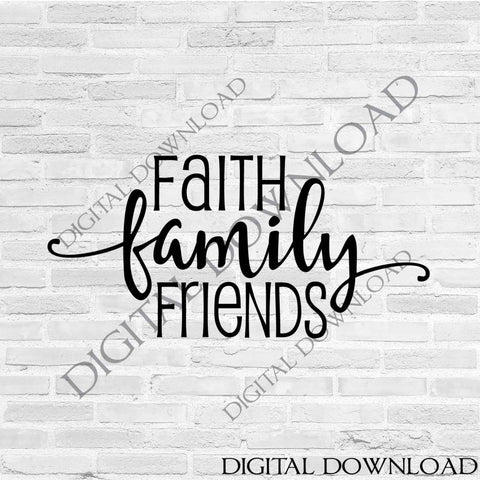 Download Faith Family Friends Digital Design Vector Artwork Svg Silhouette Fi Lasting Expressions