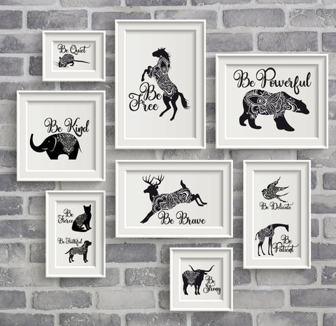 Download Animal Clipart Svg Quote Printable Nursey Home Decor Motivational Ca Lasting Expressions