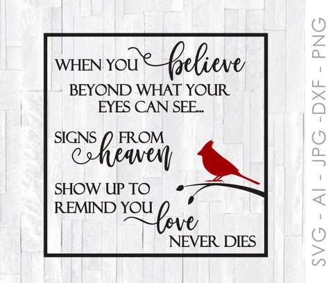 Download Cardinal Sign Quote Svg Digital Crafting File For Cricut Silhouette Lasting Expressions