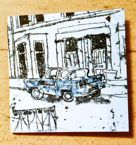 Ford Anglia Car greeting card