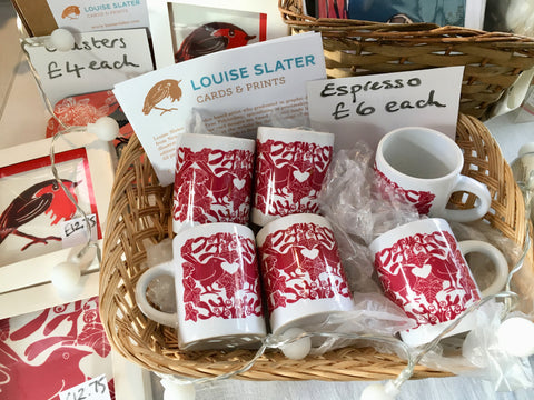 Espresso Mugs by Louise Slater