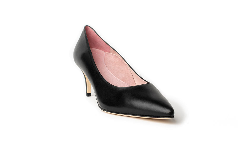 Black Low Heels | Julieta Shoes | Comfortable Black Low Heels | Buy ...