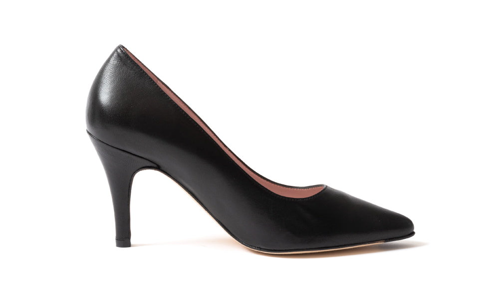 Black Leather Pumps | Julieta | The most comfortable heels.