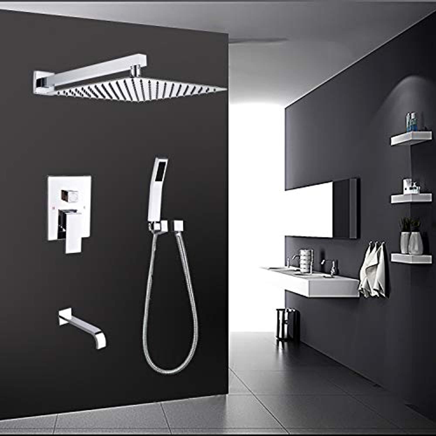 Shower System With Tub Spout Tub Shower Faucet Set Ek Chic Home