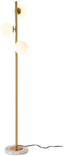 LED Floor Lamp - 3 Glass Globes-ekhomestyle.myshopify.com-FLOOR LAMP