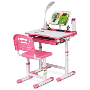 kids desk chair set