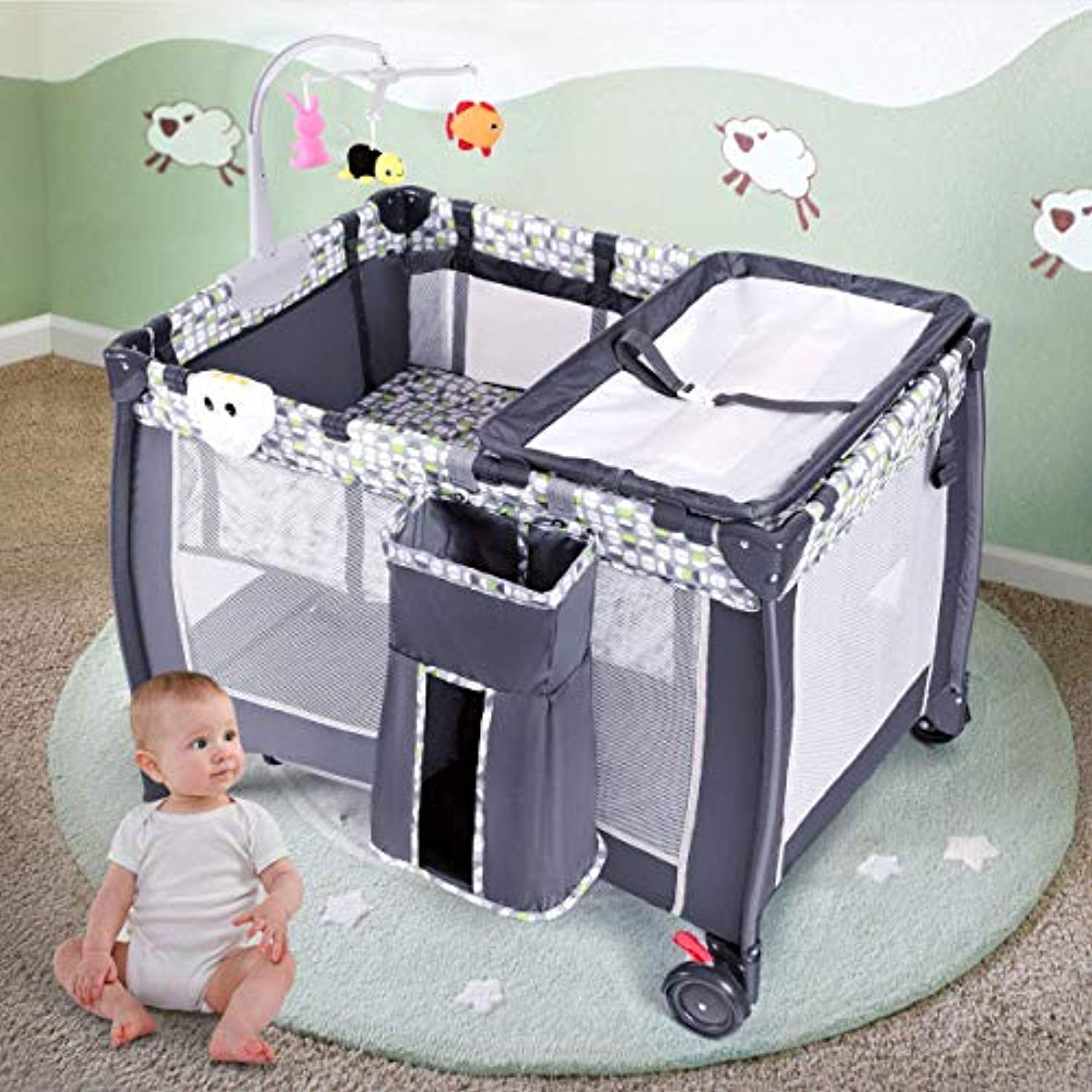 baby bassinet changing table