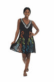 Floral Sleeveless V-Neck Dress - Women & Plus - Shoreline Wear, Inc.