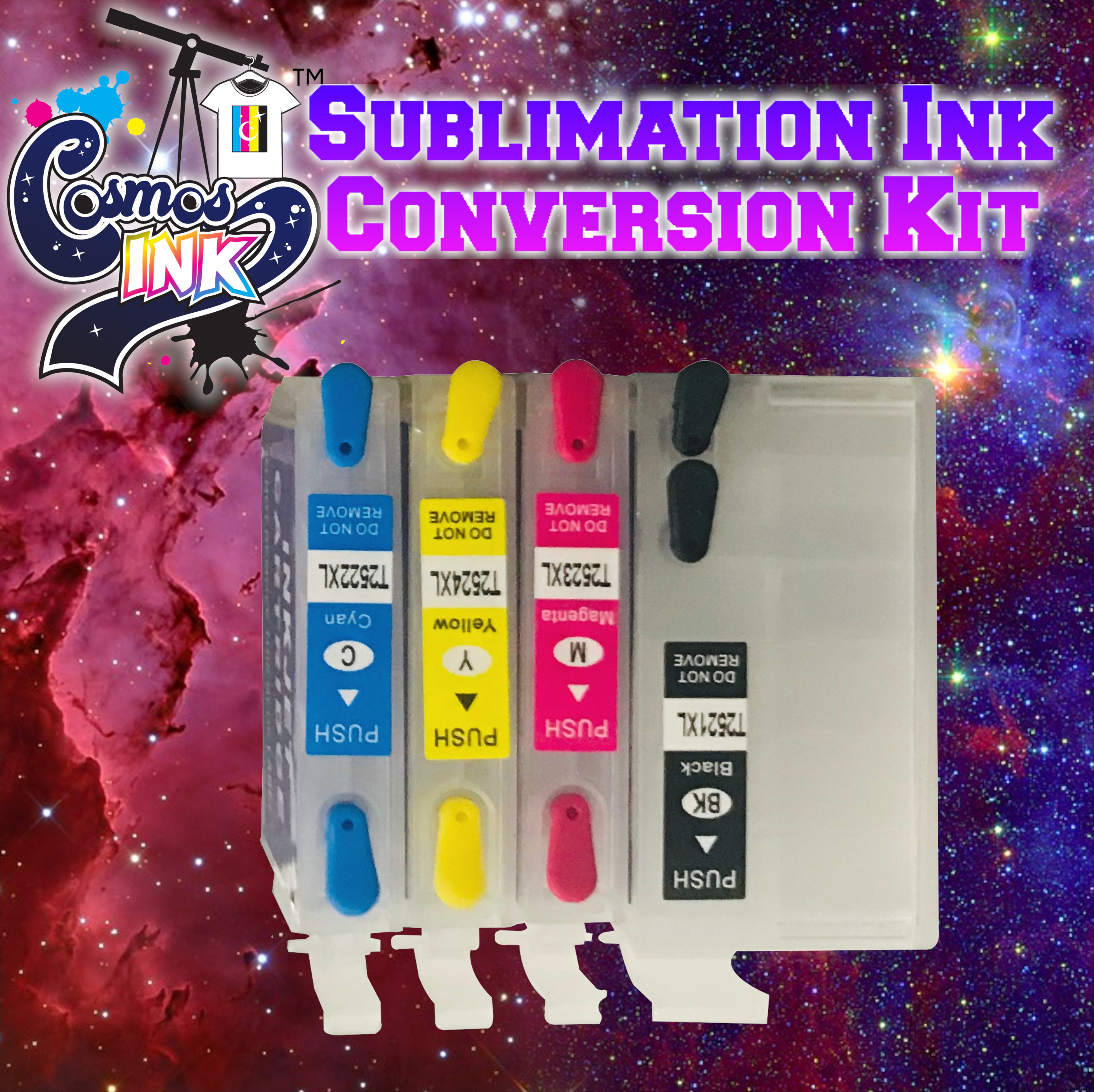 Sublimation Ink Conversion Kit For Epson Wf Printers Cosmos Ink® 5369