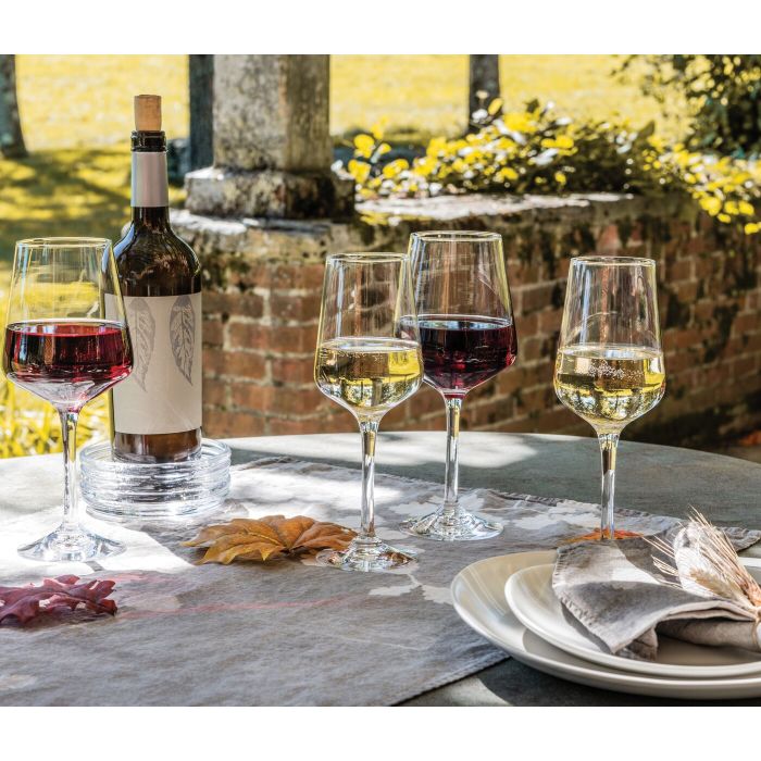 Bernadotte red wine glasses in lead-free crystal