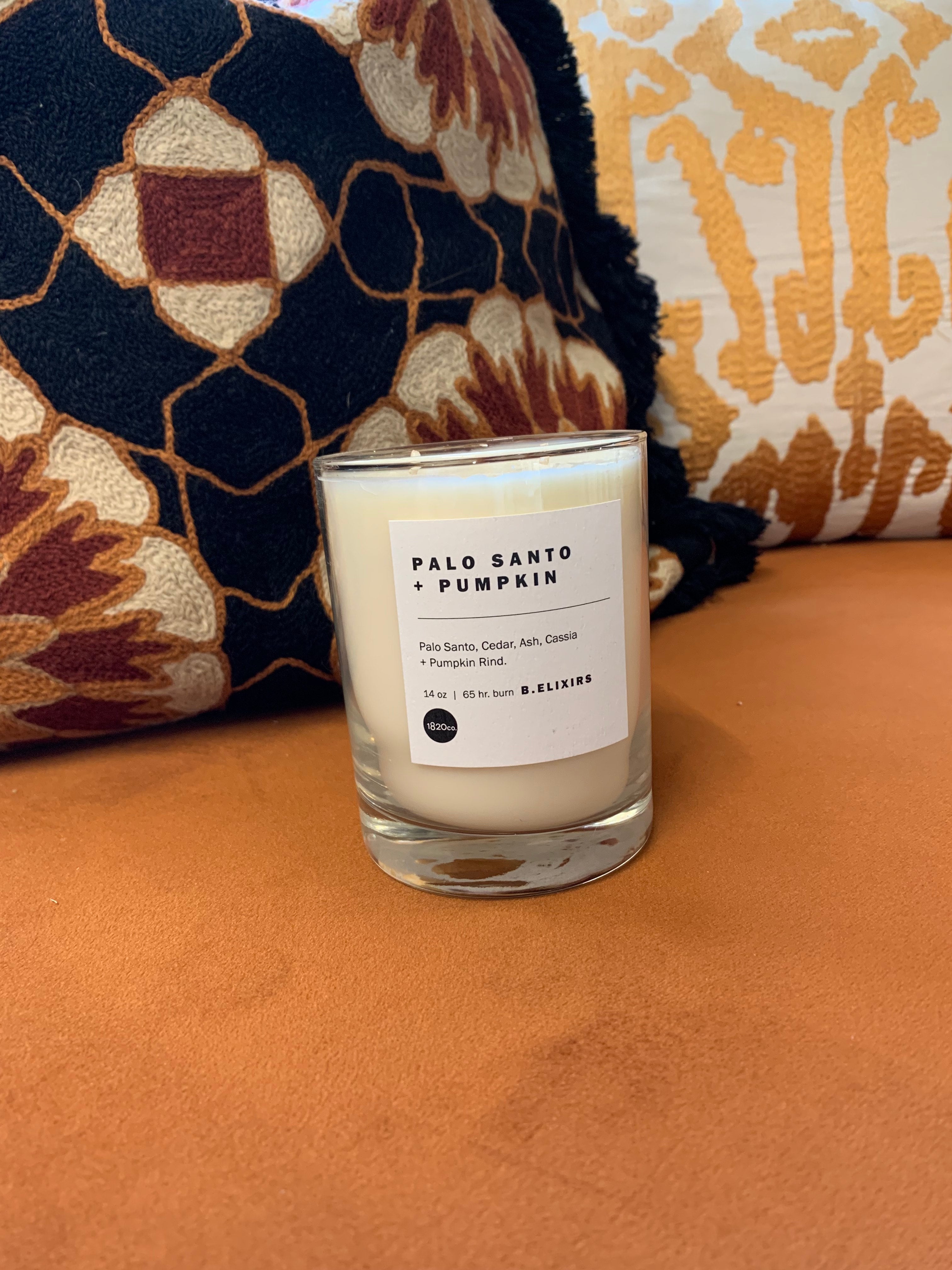 1820 14oz Candle Palo Santo + Pumpkin