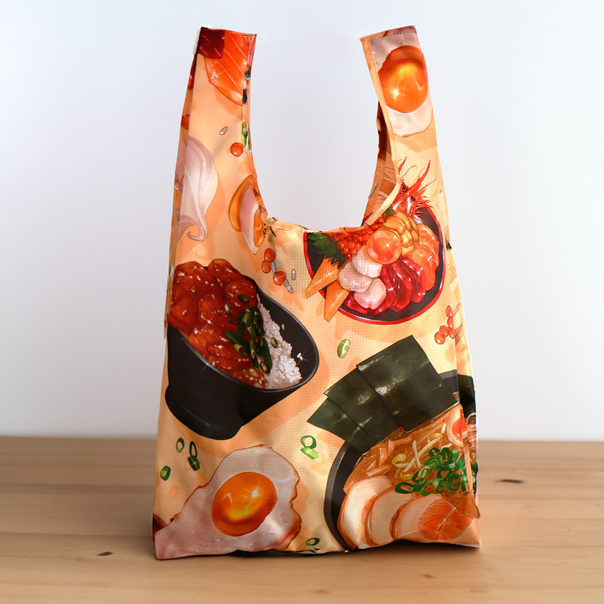Time to Nom Delicious Reusable Shopping Bag