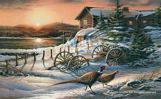 Wild Wings Morning Solitude 18 Decorative Pillow by Terry Redlin