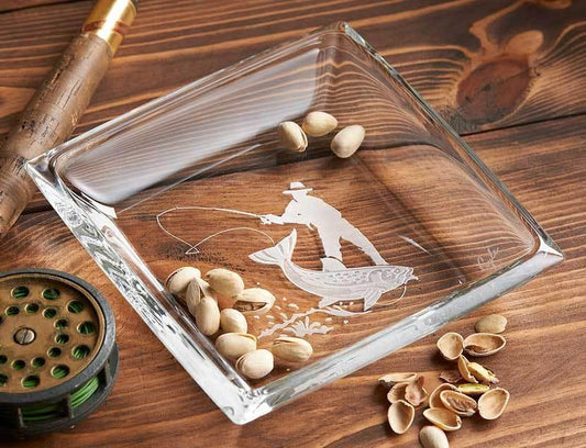 Gone Fishing Gold Tin Candle Favors