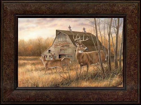 October Bliss - Framed Whitetail Deer Art Print