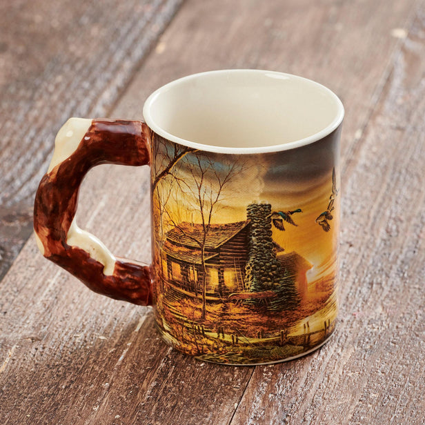 Rustic Sculpted Mugs - Nature & Wildlife Coffee Mugs - Wild Wings