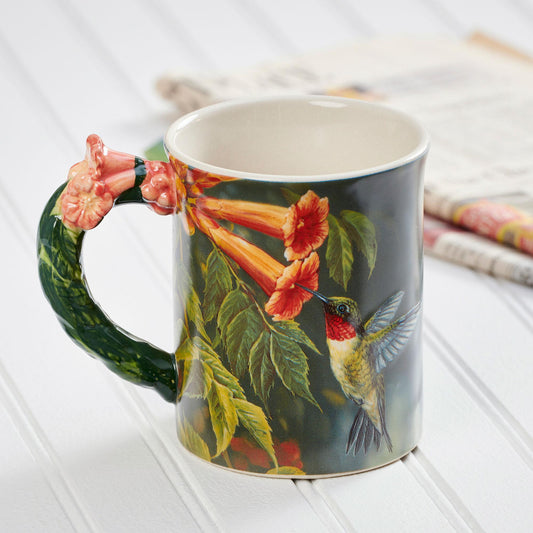 Blue Note-Hummingbird Sculpted Mug – Wild Wings