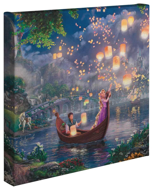 Thomas Kinkade Disney Alice in Wonderland 8 X 10 Gallery Wrapped Canvas
