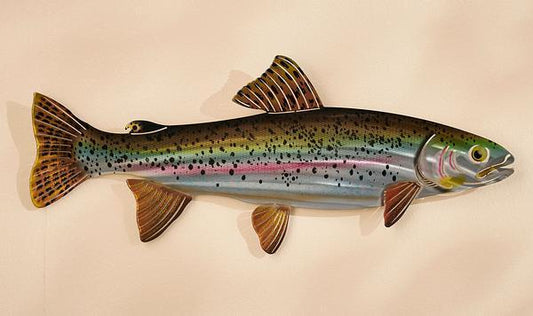 Rainbow Trout Tote Bag by AKAubs Art
