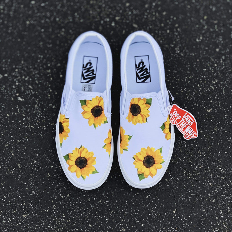 yellow sunflower vans