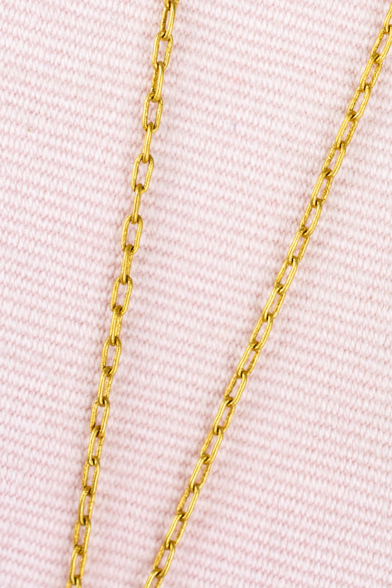 French Gold Charm Necklace