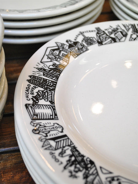 Chicago Skyline Dinner Plate | P.O.S.H.