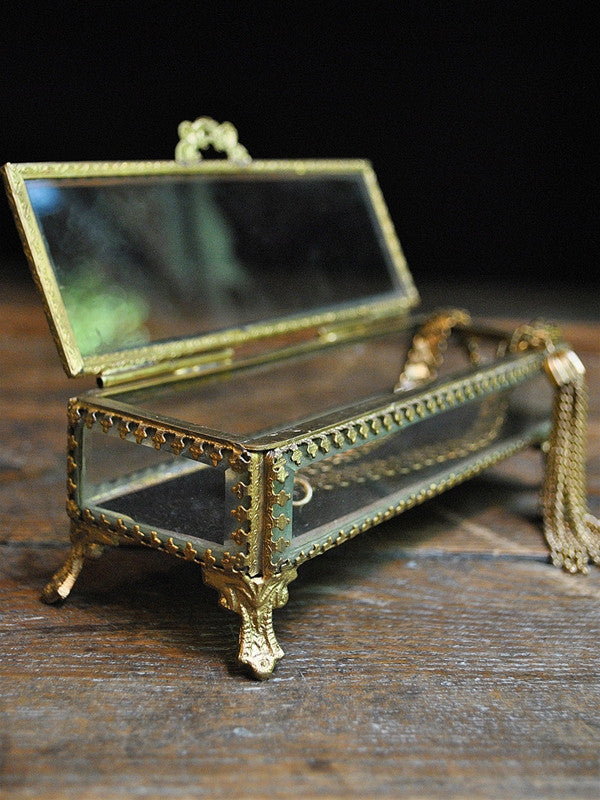 glass jewelry box