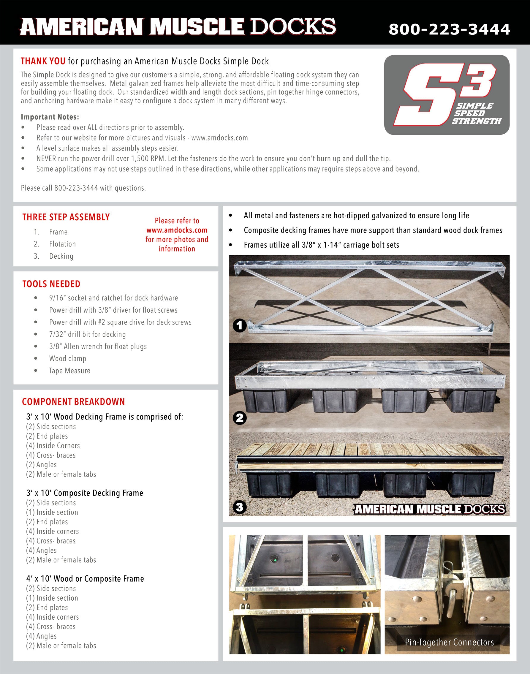 How to build a floating wooden dock - Multinautic