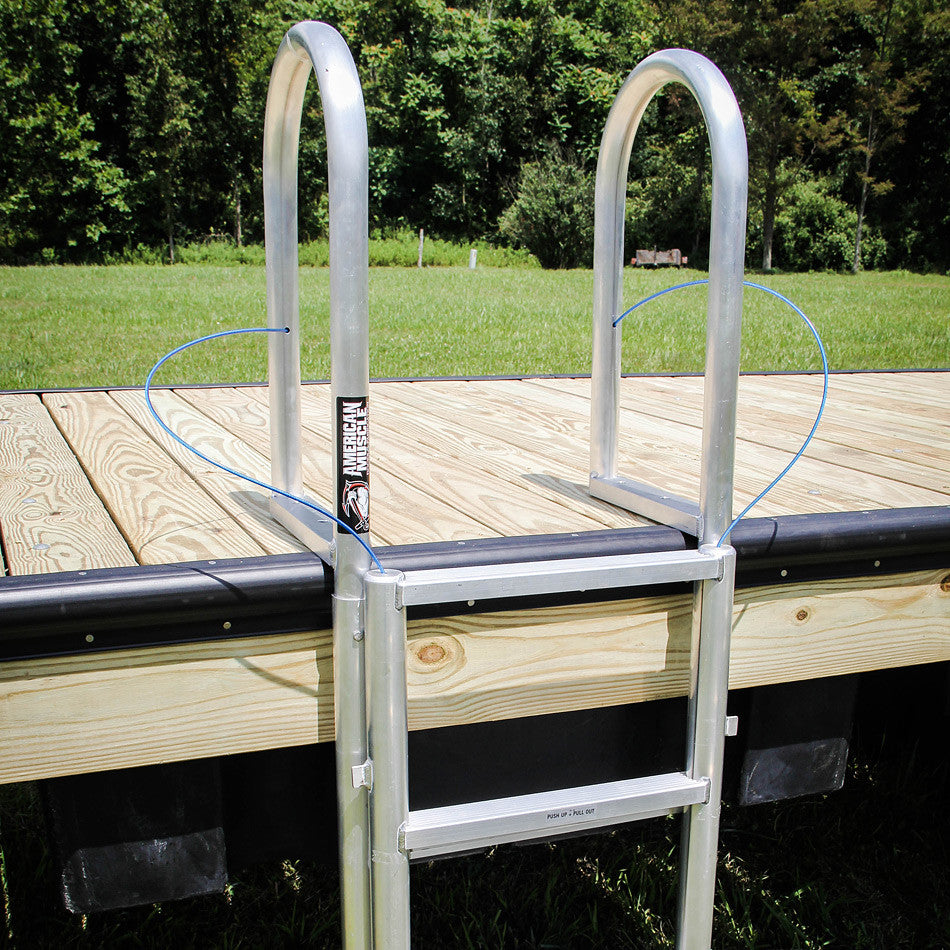 retractable lift ladder - boat dock accessories american