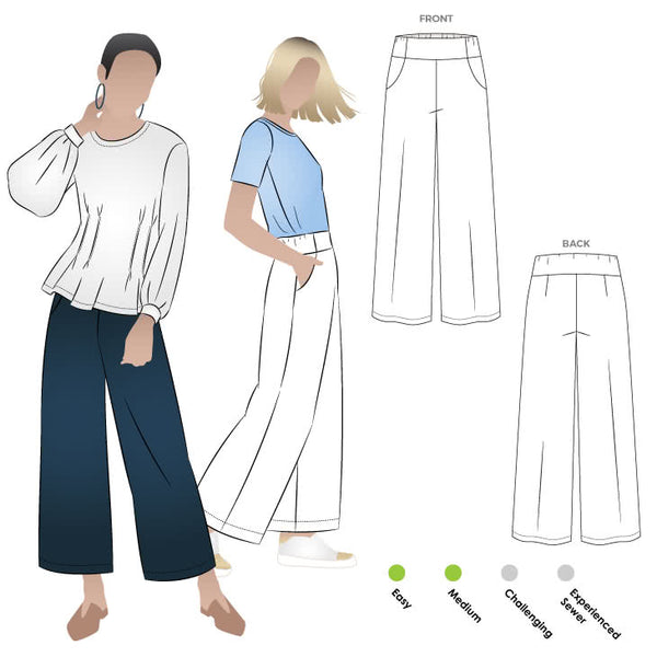 Style Arc (Australia) / Printed Sewing Pattern / Fifi Woven Pant | Oak ...