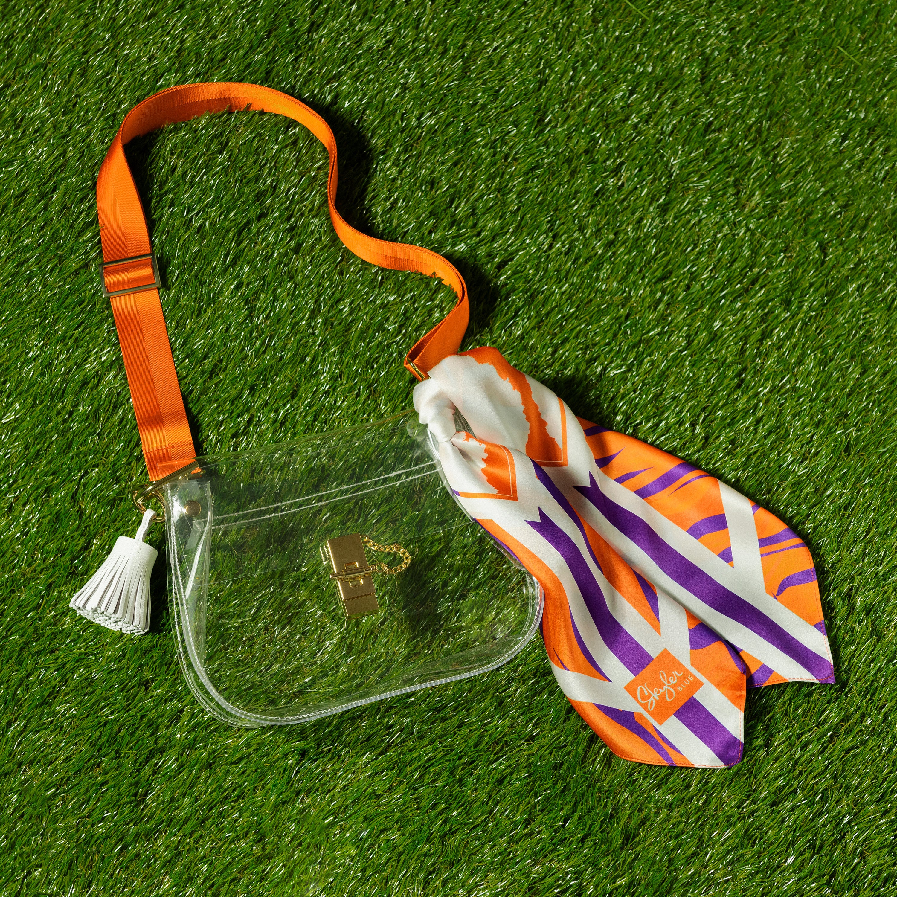 The Baton Rouge Clear Medium Saddle Bag