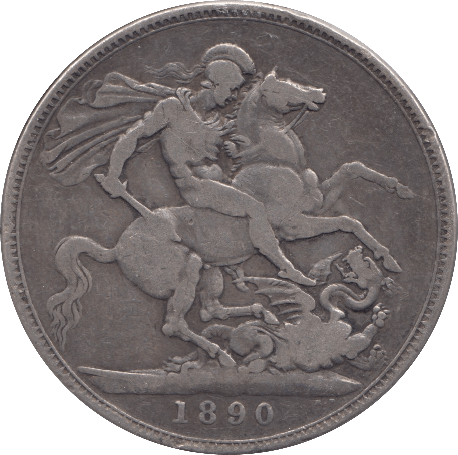 1890 CROWN ( FINE ) 6 - Crown - Cambridgeshire Coins