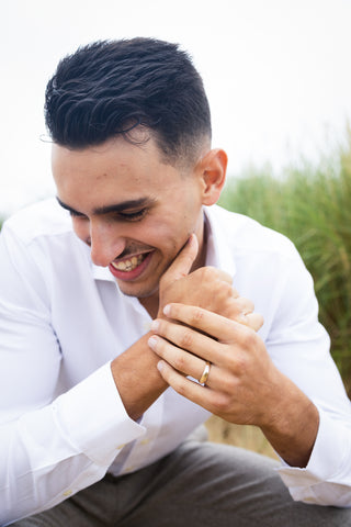 Male model Aymen El Hayani Claire Collinson Photography Emma Hedley custom made Wedding Rings Modelling agency Faux Creatives Newcastle Upon Tyne North East Models