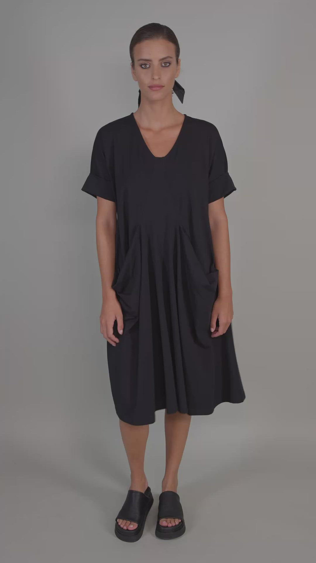 セール！ urbanblanche vitamin color dress (black) | ochge.org