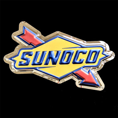 Sunoco Logo – Chrome Domz