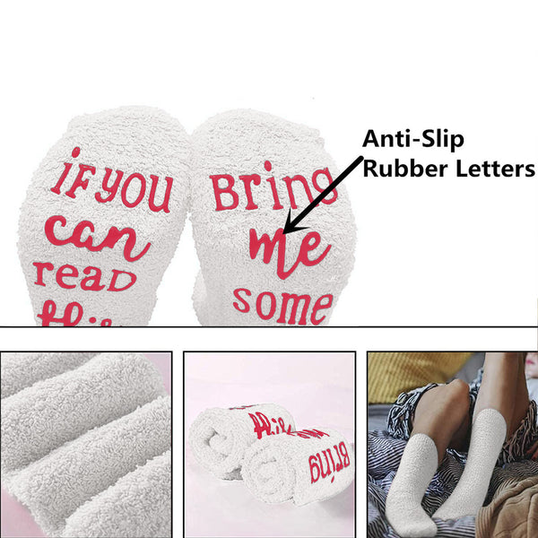 Treat your loved ones to our Women's Funny Socks with Cupcake Gift Packaging, a delightful and humorous surprise for their feet! The unique design features a hilarious quote 'If You Can Read This, Bring Me Some' and comes in an adorable cupcake packaging. Perfect for holidays, birthdays, or any special occasion, these socks bring comfort and joy with a touch of laughter. A creative and precious gift that stands out from the rest!