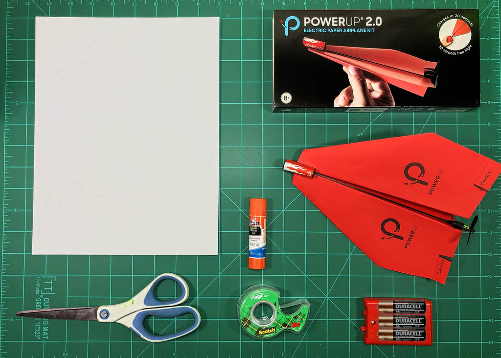 PowerUp 2.0 Electric Paper Airplane Kit Blue