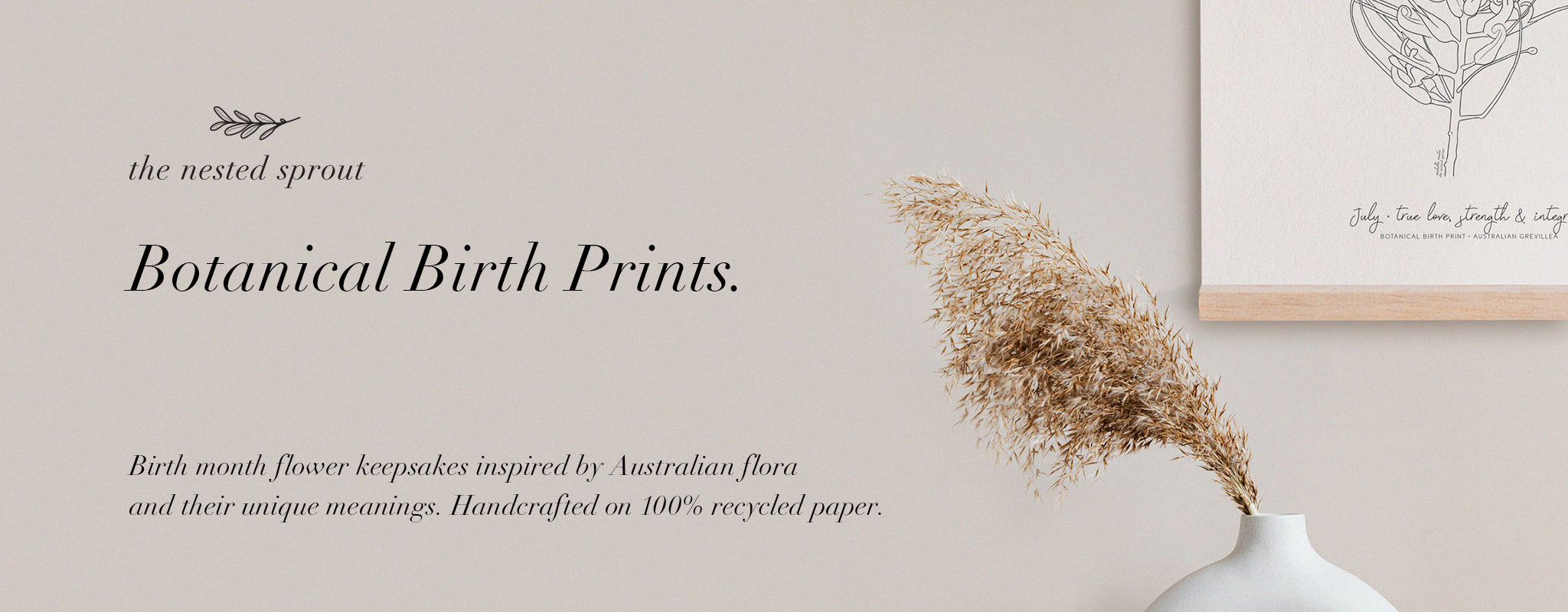 Botanical Birth Prints.