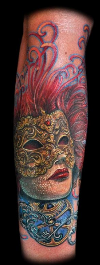 Venetian Mask Tattoos Symbolism Meanings  More