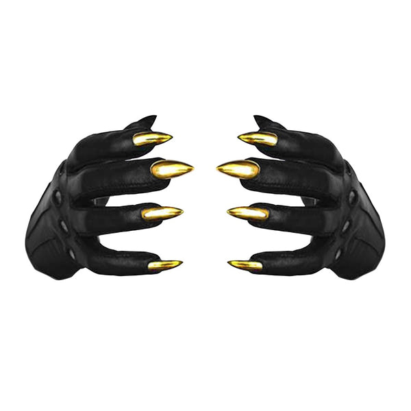 gold formal gloves