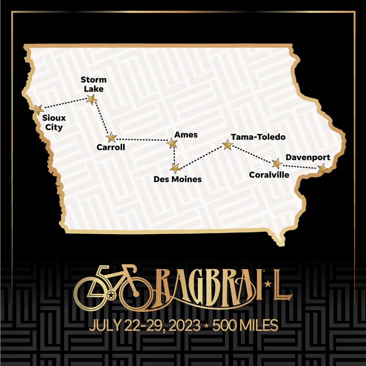 BIKEIOWA's 2023 RAGBRAI Expo and daily plans