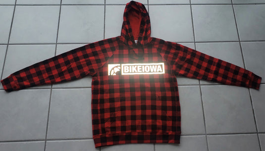 Eskimo Buffalo Plaid Cotton Hoodie Small