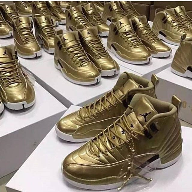 jordan 12 pinnacle gold