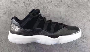 jordan 11 low barons black