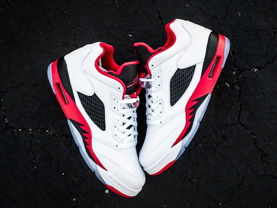 jordan 5 fire red lows