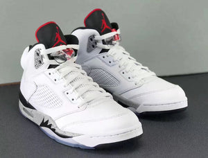 jordan 5 white cement