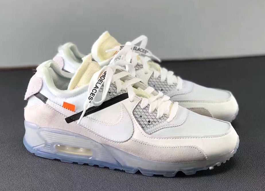 off white nike air max 90 ice