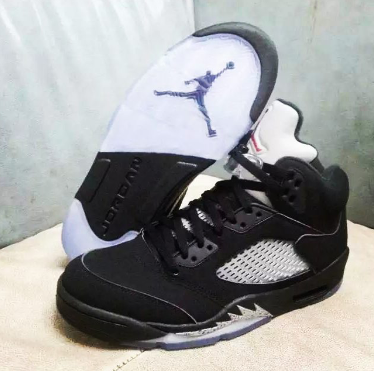 jordan 5 black metallic 2016